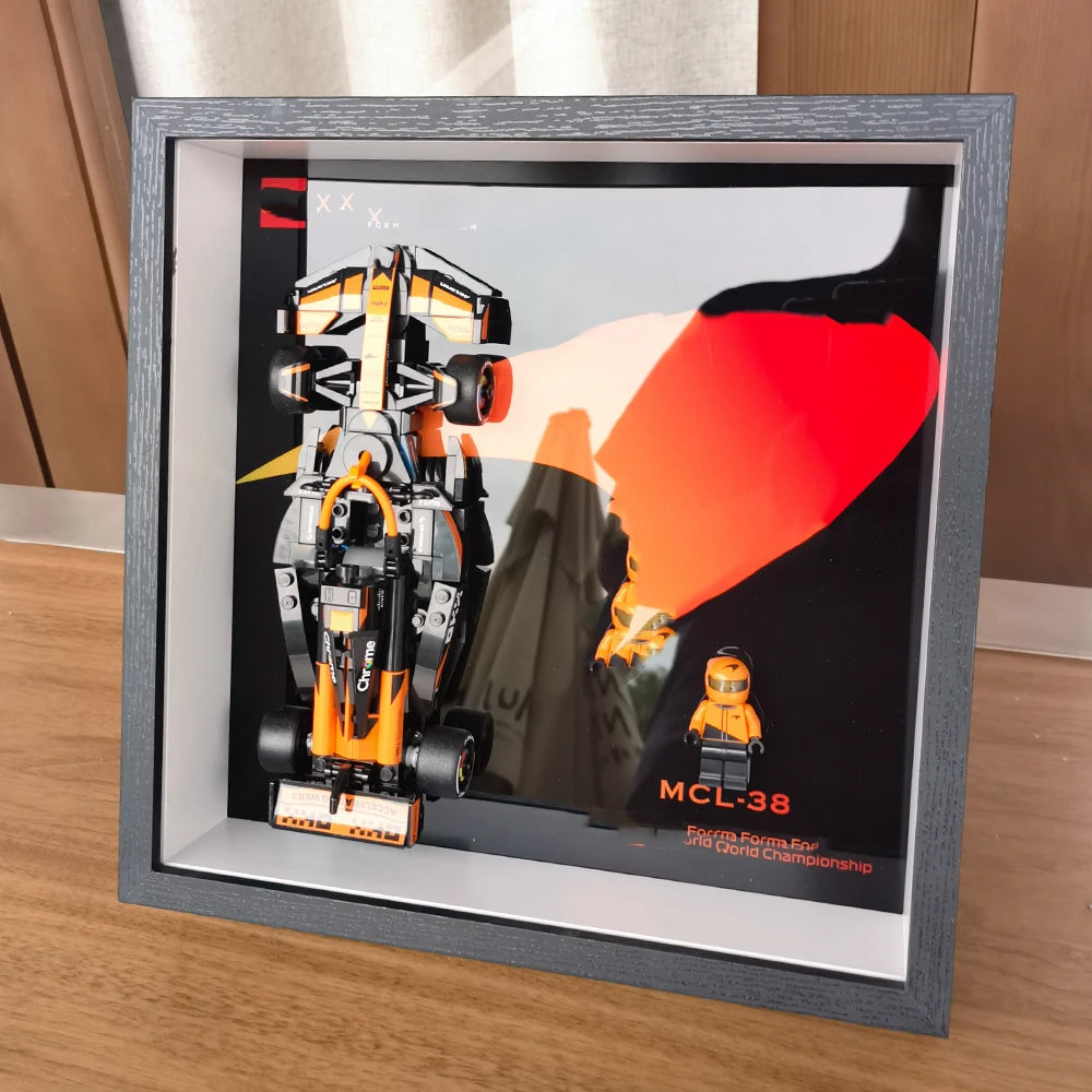 🖼️ Cadre d’Exposition Murale pour LEGO® Speed Champions – F1® Collector Display