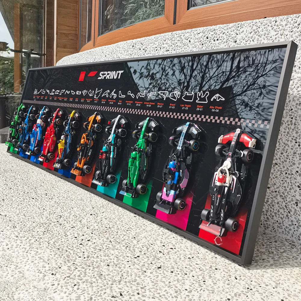 🖼️ Support Mural LEGO® Speed Champions – Présentoir F1 Collector pour Ultimate Formula 1