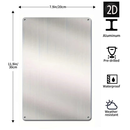 🏁 Plaque Métal Vintage Formule 1 – Déco Murale Rétro en Aluminium