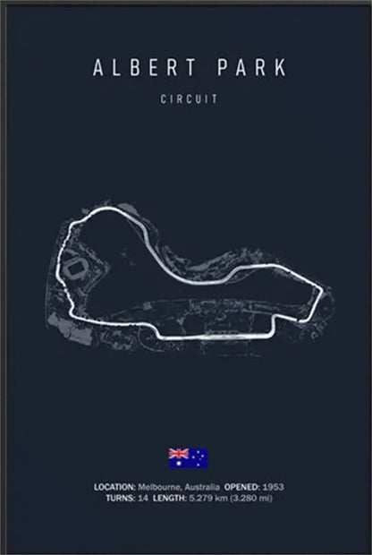 🏁 Plaque Métal Vintage Formule 1 – Déco Murale Rétro en Aluminium