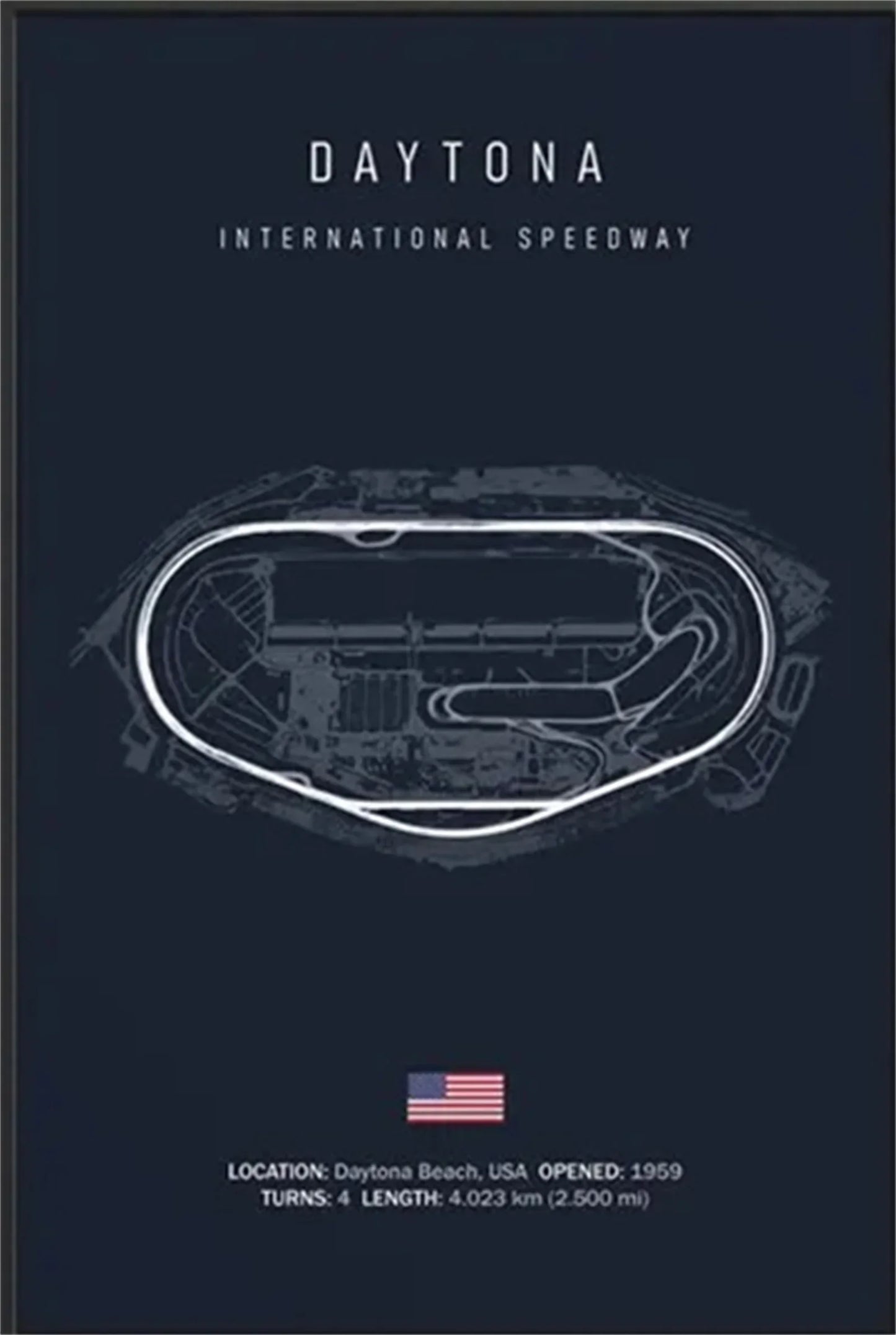 🏁 Plaque Métal Vintage Formule 1 – Déco Murale Rétro en Aluminium