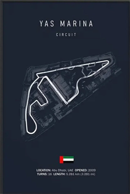 🏁 Plaque Métal Vintage Formule 1 – Déco Murale Rétro en Aluminium