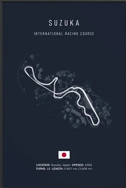 🏁 Plaque Métal Vintage Formule 1 – Déco Murale Rétro en Aluminium