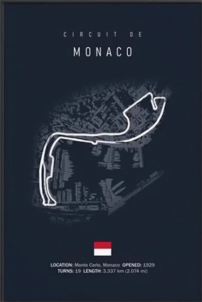 🏁 Plaque Métal Vintage Formule 1 – Déco Murale Rétro en Aluminium