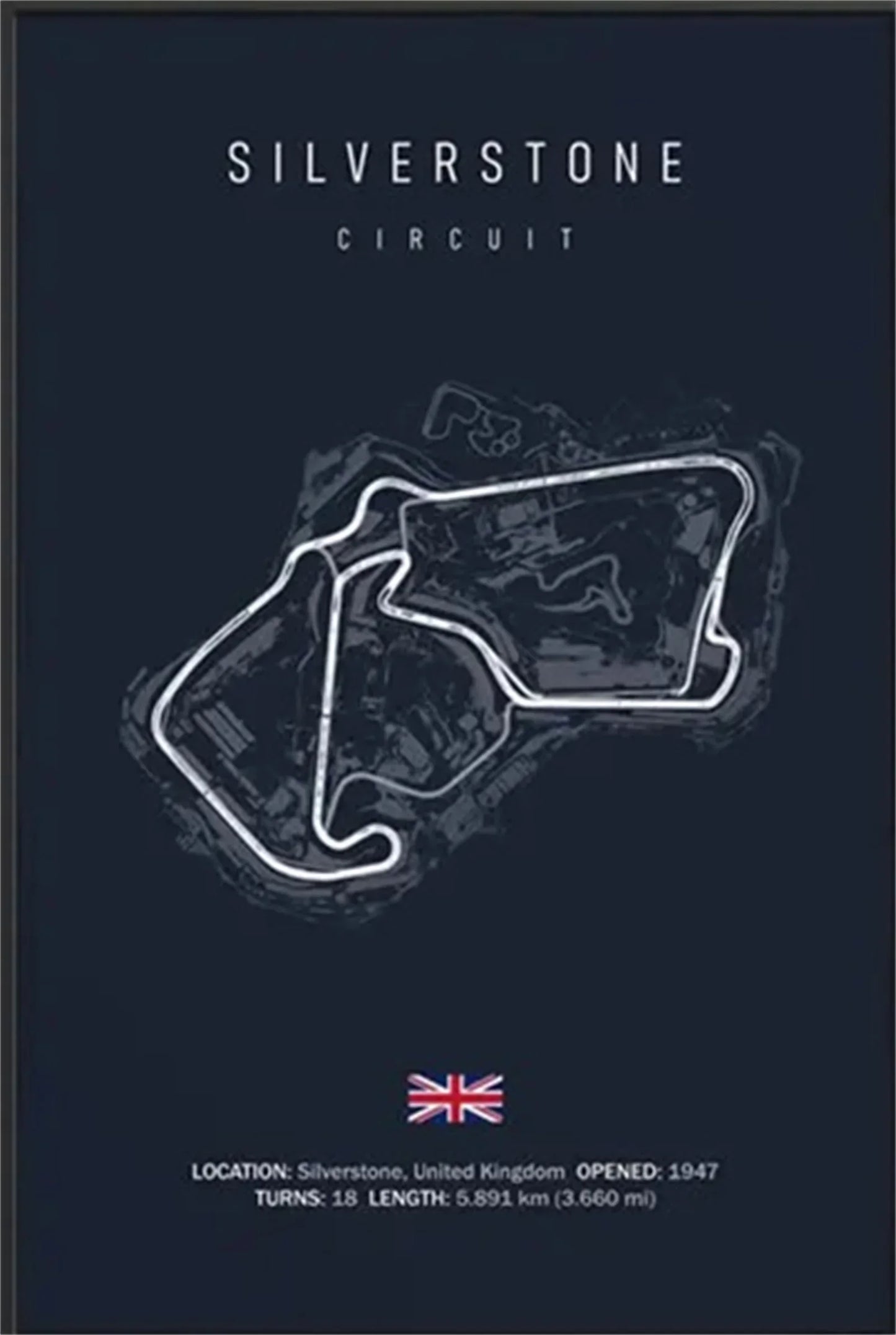 🏁 Plaque Métal Vintage Formule 1 – Déco Murale Rétro en Aluminium