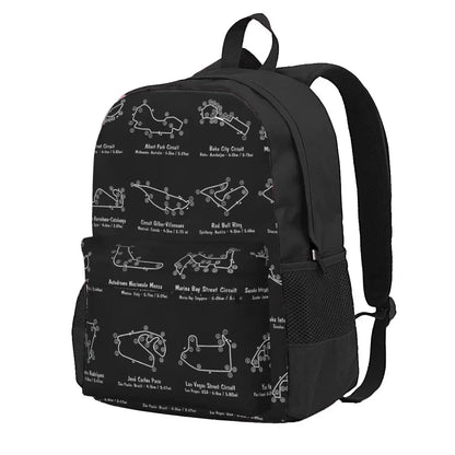 🎒 Sac à Dos aux motifs tracés des circuits de F1®