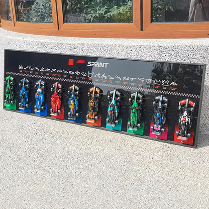 🖼️ Support Mural LEGO® Speed Champions – Présentoir F1 Collector pour Ultimate Formula 1