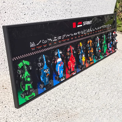 🖼️ Support Mural LEGO® Speed Champions – Présentoir F1 Collector pour Ultimate Formula 1