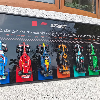 🖼️ Support Mural LEGO® Speed Champions – Présentoir F1 Collector pour Ultimate Formula 1