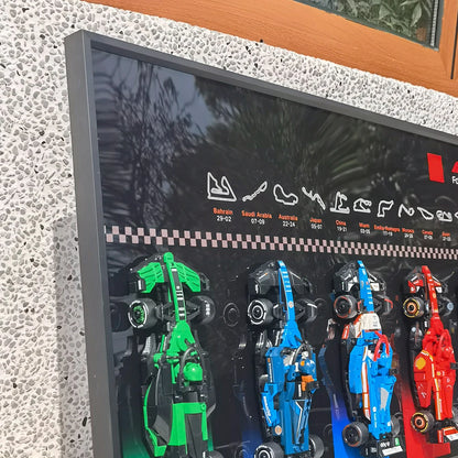 🖼️ Support Mural LEGO® Speed Champions – Présentoir F1 Collector pour Ultimate Formula 1