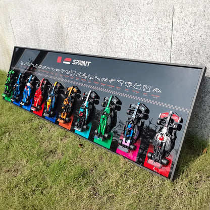 🖼️ Support Mural LEGO® Speed Champions – Présentoir F1 Collector pour Ultimate Formula 1