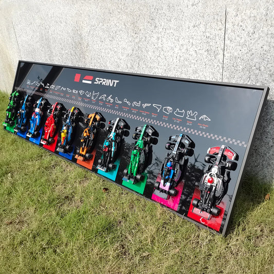 🖼️ Support Mural LEGO® Speed Champions – Présentoir F1 Collector pour Ultimate Formula 1