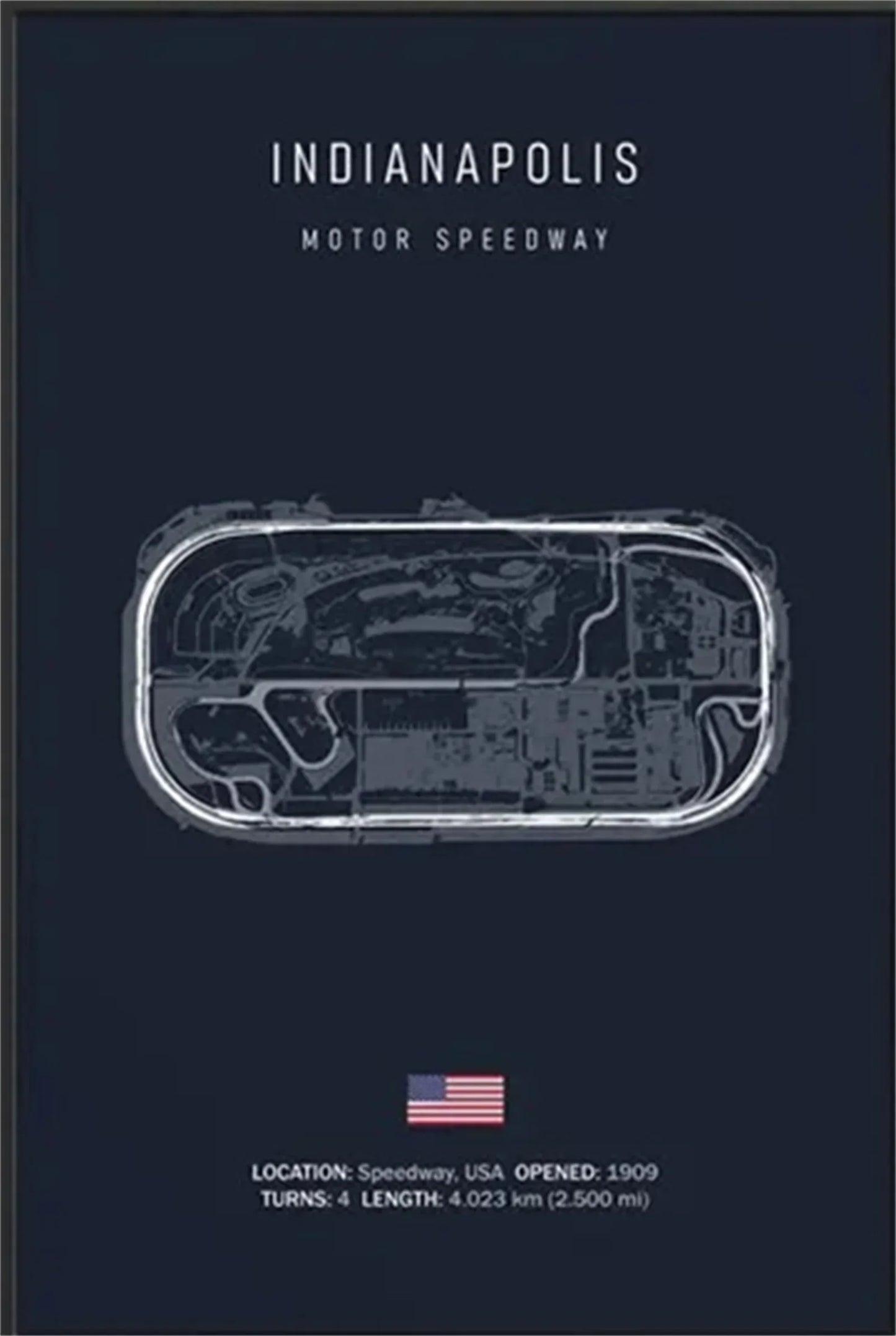 🏁 Plaque Métal Vintage Formule 1 – Déco Murale Rétro en Aluminium