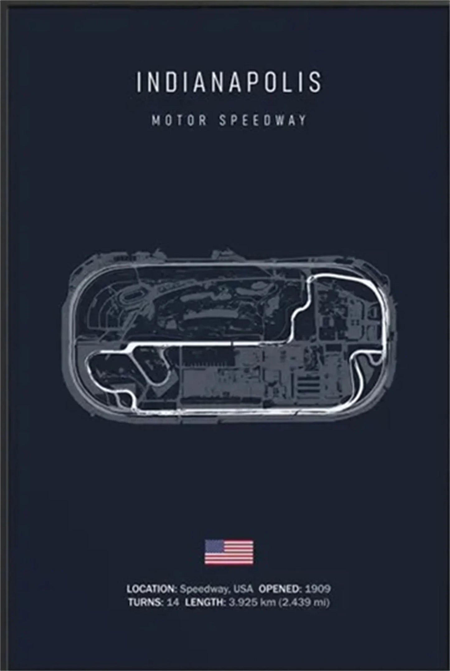 🏁 Plaque Métal Vintage Formule 1 – Déco Murale Rétro en Aluminium