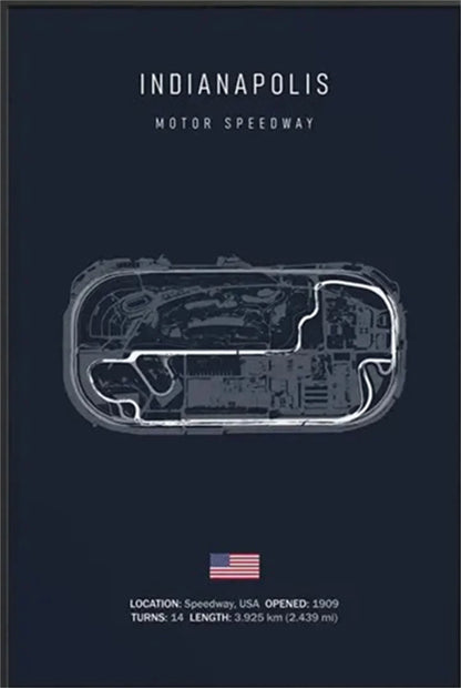 🏁 Plaque Métal Vintage Formule 1 – Déco Murale Rétro en Aluminium